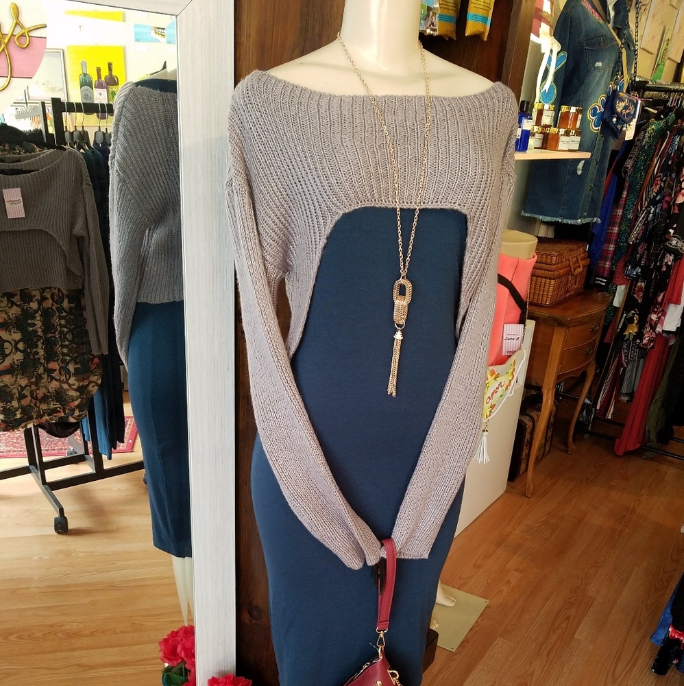 Crop sweater